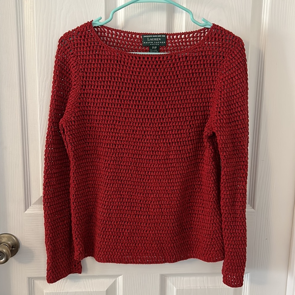 Lauren Ralph Lauren hand knit sweater